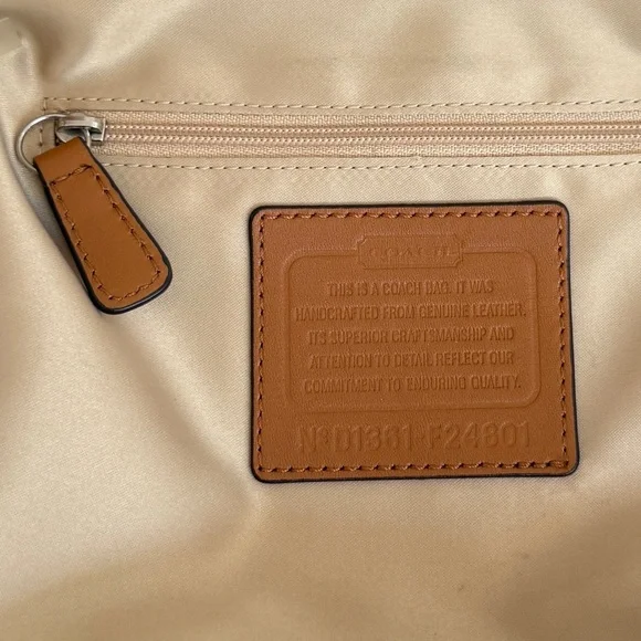 Coach Timeless Tan and Brown Leather Crossbody Bag - Picture 6 of 16